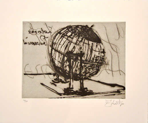 William Kentridge etching